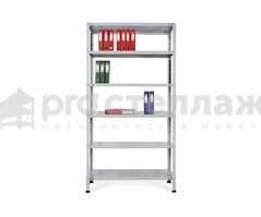 Стеллаж металлический MS 220/100х60/6 с нагрузкой до 100 кг на полку