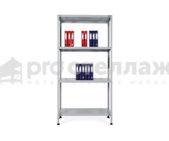 Стеллаж металлический Pro Стеллаж LN ВШГ - 1850х1000х600 на 4 полки с нагрузкой до 100кг на полку