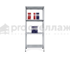Стеллаж металлический Pro Стеллаж LN ВШГ - 1850х700х400 на 4 полки с нагрузкой до 100кг на полку