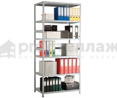 Стеллаж металлический Pro Стеллаж LN ВШГ - 2200х1000х300 на 6 полок с нагрузкой до 100кг на полку