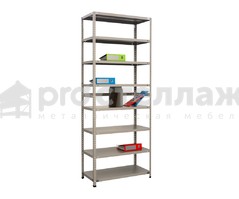 Стеллаж металлический Pro Стеллаж LN ВШГ - 2200х700х300 на 8 полок с нагрузкой до 100кг на полку