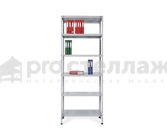 Стеллаж металлический Pro Стеллаж LN ВШГ - 2200х700х400 на 6 полок с нагрузкой до 100кг на полку