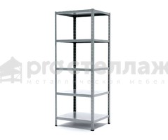 Стеллаж металлический Pro Стеллаж LN ВШГ - 2200х700х600 на 5 полок с нагрузкой до 100кг на полку