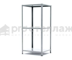 Стеллаж металлический Pro Стеллаж LN ВШГ - 2200х1000х600 на 3 полки с нагрузкой до 100кг на полку