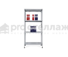 Стеллаж металлический Pro Стеллаж SN ВШГ - 2000х700х500 мм на 4 полки с нагрузкой до 150 кг на полку