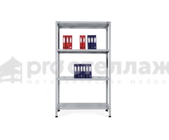 Стеллаж металлический Pro Стеллаж SN ВШГ - 2000х1000х700 мм на 4 полки с нагрузкой до 150 кг на полку