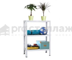 Стеллаж металлический Pro Стеллаж  LN ВШГ - 1000х1000х600 на 3 полки с нагрузкой до 100 кг на полку